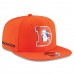 Men's Denver Broncos New Era Orange Kickoff Baycik 9FIFTY Snapback Adjustable Hat 2480640